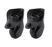 VBESTLIFE roulettes de Valise, 2pcs Roues de Rechange Universelles pour Valises Pivotantes à Gauche et à Droite pour Sacs, Bagages, Valises à roulettes