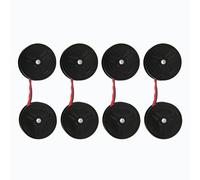 VBESTLIFE Ruban de Calculatrice de 4pcs, Ruban de Machine à écrire à Deux Bobines pour EL 1197PIII EL 2196BL MP21DX MP1DX MP25DV MP27D FR 2650TM DR 120R DR 210R GR24BR 11216 11210 BR80C