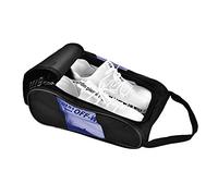 VBESTLIFE Sac à Chaussures de Porte-Chaussures à glissière Respirant Sac à Chaussures de Sport Sac de Rangement pour Chaussures de 2 Couleurs à Choisir(Noir et Bleu)