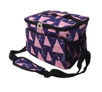 VBESTLIFE Sac à Lunch isolé, Sac de Boîte à Lunch de Refroidissement Portable étanche de Grande capacité pour Le Camping en Plein Air (Triangle)