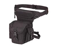 VBESTLIFE Sac de Cuisse Militaire Réglable, Pochette de Sac de Taille Utilitaire Randonnée Jambe de Moto de Hanche de Taille Masculine (Noir)