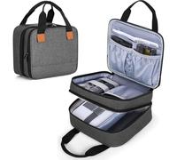 VBESTLIFE Sac D'imprimante Photo pour Selphy CP1500 CP1300 CP1200, étui D'imprimante Photo Portable avec Poches D'accessoires, Gris