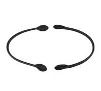 VBESTLIFE Sangles de Sac en Cuir Véritable, 2 Pièces, Poignée Marron, Accessoires à Main de Bricolage, Doux, Durable, Confortable, Artisanat élégant, Lisse (Cuir supérieur noir)