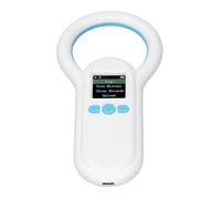 VBESTLIFE Scanner de Microchip pour Animaux de Compagnie, Scanner de Lecteur de Micro-Puce Rechargeable, Lecteur D'identification de L'étiquette d'oreille Animale Portable 134.2 KHz avec