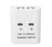 VBESTLIFE Sélecteur de Commutateur USB 2.0, Commutateur USB 2 Ordinateurs Partageant Clavier et Souris, Imprimante, Scanner, Webcam, Séparateur D'imprimante