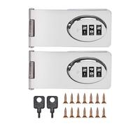 VBESTLIFE Serrure D'armoire sans clé à 3 Chiffres, 2 Méthodes D'installation, Serrure à Combinaison sans Perçage pour Tiroirs, Placards, Armoires et Armoires de Cuisine, Child Pro (2PCS)