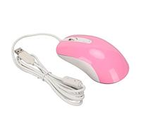 VBESTLIFE Souris de Jeu Filaire, Souris Filaire Ergonomique à 4 Boutons 3500 DPI avec Rétroéclairage RVB pour Ordinateur de Bureau, Ordinateur Portable (Rose)