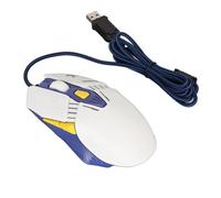 VBESTLIFE Souris de Jeu RVB 7200 DPI Boutons Programmables, Conception Ergonomique, Rétroéclairage RVB Programmable, 4 Niveaux DPI, Adaptée aux Joueurs de Jeux Informatiques (White)