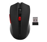 VBESTLIFE Souris de Jeu Souris sans Fil Ordinateur Accessoire léger 2.4G 6 Touches Noir pour Ordinateur Portable Bureau d'affaires