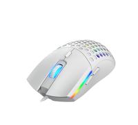 VBESTLIFE Souris Filaire, Conception Creuse, 6400 DPI, Rétroéclairage RVB, Souris de Jeu Ergonomique avec 6 Boutons Programmables pour Ordinateur de Bureau et Portable (S500 Noir)