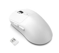 VBESTLIFE Souris Gaming T30, sans Fil Rechargeable 6400 DPI, 6 Boutons, avec 3 Modes Filaires 2,4 GHz et Bluetooth 5.4, pour Ordinateur Portable et de Bureau. (T30 Blanc)