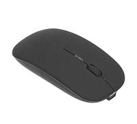 VBESTLIFE Souris sans Fil 2.4Ghz, Souris ergonomiques Rechargeables 1600DPI sans Bruit avec capteur Optique Intelligent, pour Ordinateur de Bureau/Ordinateur Portable(Noir)