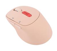 VBESTLIFE Souris sans Fil AI, Traduction de Typage Vocale 6 sur 1, connectivité Bluetooth Multi-Mode, Conception Ergonomique Rechargeable pour Ordinateur Portable PC (Rose Clair)