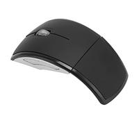 VBESTLIFE Souris sans Fil Pliable, Souris de Voyage 2.4G avec Récepteur USB, Souris de Bureau sans Fil 1600 DPI pour Ordinateur de Bureau, Ordinateur Portable, Ordinateur Portable (Noir)