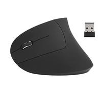 VBESTLIFE Souris Verticale sans Fil, Souris Verticale Optique Ergonmique Rechargeable sans Fil 2.4 GHz pour Ordinateur Portable(Noir)