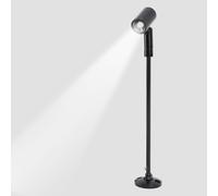 VBESTLIFE Spot LED, Projecteur D'armoire sur Pied de 8,3 Pouces de Hauteur, Projecteur D'affichage de Bijoux en Aluminium alimenté par USB pour la Peinture Artistique, les Armoires, (Lumière