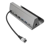 VBESTLIFE Station d'accueil 7 en 1 de Type C vers PD, HDMI, 2 USB3.0, USB2.0, USB C, Station d'accueil D'extension RJ45, Prise en de la Résolution 4K 30Hz, pour OS X, Windows,