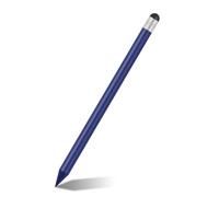 VBESTLIFE Stylet de Précision, Stylet Capacitif pour écran Tactile et Crayon en Carbone avec Pointe en Caoutchouc Souple Universel pour Tablettes et Smartphones (Bleu Profond)