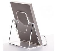 VBESTLIFE Support de Brochure en Acrylique, Support de Livre en Acrylique, de Chevalet D'affichage de Livre Transparent pour Afficher des Tablettes, des Magazines, des Cahiers,