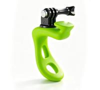 VBESTLIFE Support de Caméra Flexible, Support de Caméra Flexible à 360° à Dégagement Rapide, Bande en Silicone pour d'action, Montage sur Guidon de Vélo (Green)