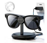 VBESTLIFE Support de Chargement pour Lunettes Intelligentes Meta, Station de Chargement Portable pour Meta XY 2140, pour Headliner RW4009 RW4009F, avec Câble USB C de 3,3 Pieds (Black)