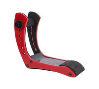 VBESTLIFE Support de Guitare électrique Ergonomique, Hauteur Réglable à 6 Positions, Support de Jambe de Repose-pieds, de Jambe de Guitare électrique (rouge)