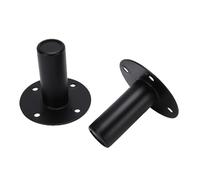 VBESTLIFE Support de Haut-Parleur en Métal, 2 Pièces, 110x110x100mm, Adaptateur de Montage sur Poteau pour Armoire de Haut-Parleur