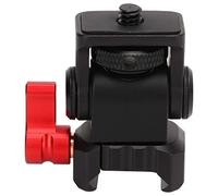 VBESTLIFE Support de Moniteur de Terrain Universel, avec Dégagement Rapide, Rotation à 360 Degrés et Inclinaison à 180 Degrés, Filetage 1/4 Pouce, pour Pince de Rail OTAN