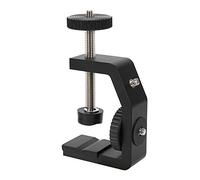 VBESTLIFE Support de Pince de Caméra C, Support de Support de Caméra de Bureau Support de Lampe de Bureau C de Table en Aluminium avec Vis 1/4 Po(Grande Pince en C)