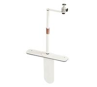 VBESTLIFE Support de Projecteur, Rotation à 360 Degrés, Base Enfichable, Hauteur Réglable de 24 Cm à 40 Cm, Filetage 1/4 Po, Acier Allié