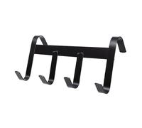 VBESTLIFE Support de Punaise avec 4 Crochets, Cintre Portatif pour équipement de Cheval, Montage sans Perceuse, pour Remorque de Salle de Stalle Stable, Porte Murale