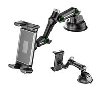 VBESTLIFE Support de Tablette pour Camion avec Bras de 12,9 Pouces de Long, Vue à 360 °, Support de Téléphone à Ventouse Forte pour Pare-Brise de Tableau de Bord de Véhicules Lourds