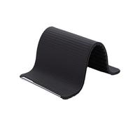 VBESTLIFE Support de Téléphone en Silicone avec Noyau en Aluminium de qualité Aérospatiale, Extérieur Flexible Antidérapant, Pliable à 360° pour Smartphones, Tablettes, Ordinateurs (Black)