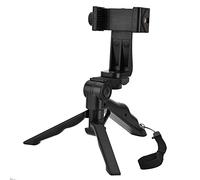 VBESTLIFE Support de Téléphone Portable, Stabilisateur Pliable et Ajustable de Poignée Support Tenu dans la Main ou Trépied de Fixation Convient pour Les Types de Smartphone