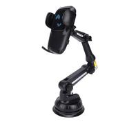 VBESTLIFE Support de Téléphone pour Camion Robuste avec Bras de 12,9 Pouces de Long, Support à Ventouse pour Pare-Brise de Tableau de Bord, Support de Téléphone Rotatif à 360° pour (Black)