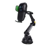 VBESTLIFE Support de Téléphone pour Camion Robuste avec Bras de 12,9 Pouces de Long, Support à Ventouse pour Pare-Brise de Tableau de Bord, Support de Téléphone Rotatif à 360° pour (Green)
