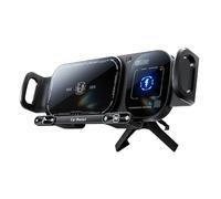 VBESTLIFE Support de Voiture Rotatif à Charge sans Fil, Support de Téléphone Automatique à Charge Rapide 15 W avec Rotation Intelligente à 90 ° pour Téléphone, Tablette, pour la Conduite