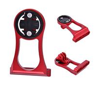 VBESTLIFE Support d'extension d'ordinateur de Vélo, Support de Tige en Alliage 'Aluminium pour avec Amortissement des Vibrations, 'odomètre de Vélo pour Accessoires de Cyclisme, Plaque Large (#2)
