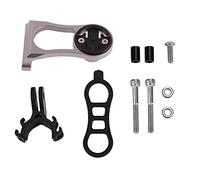 VBESTLIFE Support d'extension d'ordinateur de Vélo, Support de Tige en Alliage 'Aluminium pour avec Amortissement des Vibrations, 'odomètre de Vélo pour Accessoires de Cyclisme, Plaque Large (#3)