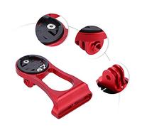 VBESTLIFE Support d'extension d'ordinateur de Vélo, Support de Tige en Alliage 'Aluminium pour, Plaque de élargie, 'odomètre de Vélo pour Clip de Caméra de Sport, Accessoire de Guidon de