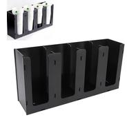 VBESTLIFE Support Organisateur de Stockage de Tasse à café en Acrylique, 4 Compartiments pour Cuisine, Salle de Repos, café, Assemblage Facile (Droite)