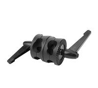 Vbestlife Support pivotant à double tête - Adaptateur de compatible avec support d'éclairage, bras d'extension et réflecteur de flash de studio photo.