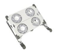 VBESTLIFE Support pour Ordinateur Portable avec Ventilateur de Refroidissement et compatibilité Universelle pour Toutes Les Tailles D'ordinateurs Portables Standard