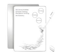 VBESTLIFE Tablette D'écriture LCD, pavé à Dessin Magnétique en Douceur avec Gomme, pour Les étudiants, Carte D'écriture LCD de Protection Oculaire en Métal