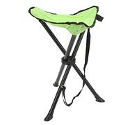 VBESTLIFE Tabouret Trépied Pliable, Chaise Portable Stable Antidérapante pour Camping Pêche, Charge de 200KG (Green)