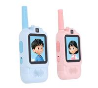 VBESTLIFE Talkies-Walkies Vidéo pour Enfants, Pack de 2 Interphones Vidéo Rechargeables Portables, Talkies-Walkies pour Enfants, pour Les Jeux en Famille, L'extérieur, Le Camping, la