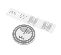 VBESTLIFE Tapis de Disque Stroboscopique pour Platine Vinyle HiFi, Disque de Test de Vitesse Professionnel pour L'étalonnage de L'enregistrement et de L'angle de Tête, pour Platines
