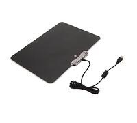 VBESTLIFE Tapis de Souris de Jeu LED RVB, Tapis de Souris Dur avec 7 Modes D'éclairage et 1 Mode Dynamique, Contrôle Tactile, avec Support en Caoutchouc pour Les Joueurs de Bureau, 13,75 X 9,8 Pouces