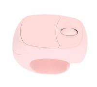 VBESTLIFE Télécommande D'appareil Photo Bluetooth avec Molette de Défilement, étui de Chargement avec écran LED pour Téléphone et Tablette, Télécommande Multifonction avec Anneau de Doigt pour (Pink)