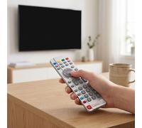 VBESTLIFE Télécommande TV Vocale, Télécommande Universelle de Remplacement pour AQUOS SHW 0134, 0122, 0115, 0116 DH 2086, 2087, etc.